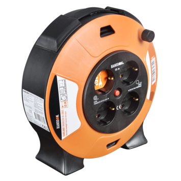 HANDSON Kabelbox 4-voudig RA 15 Meter