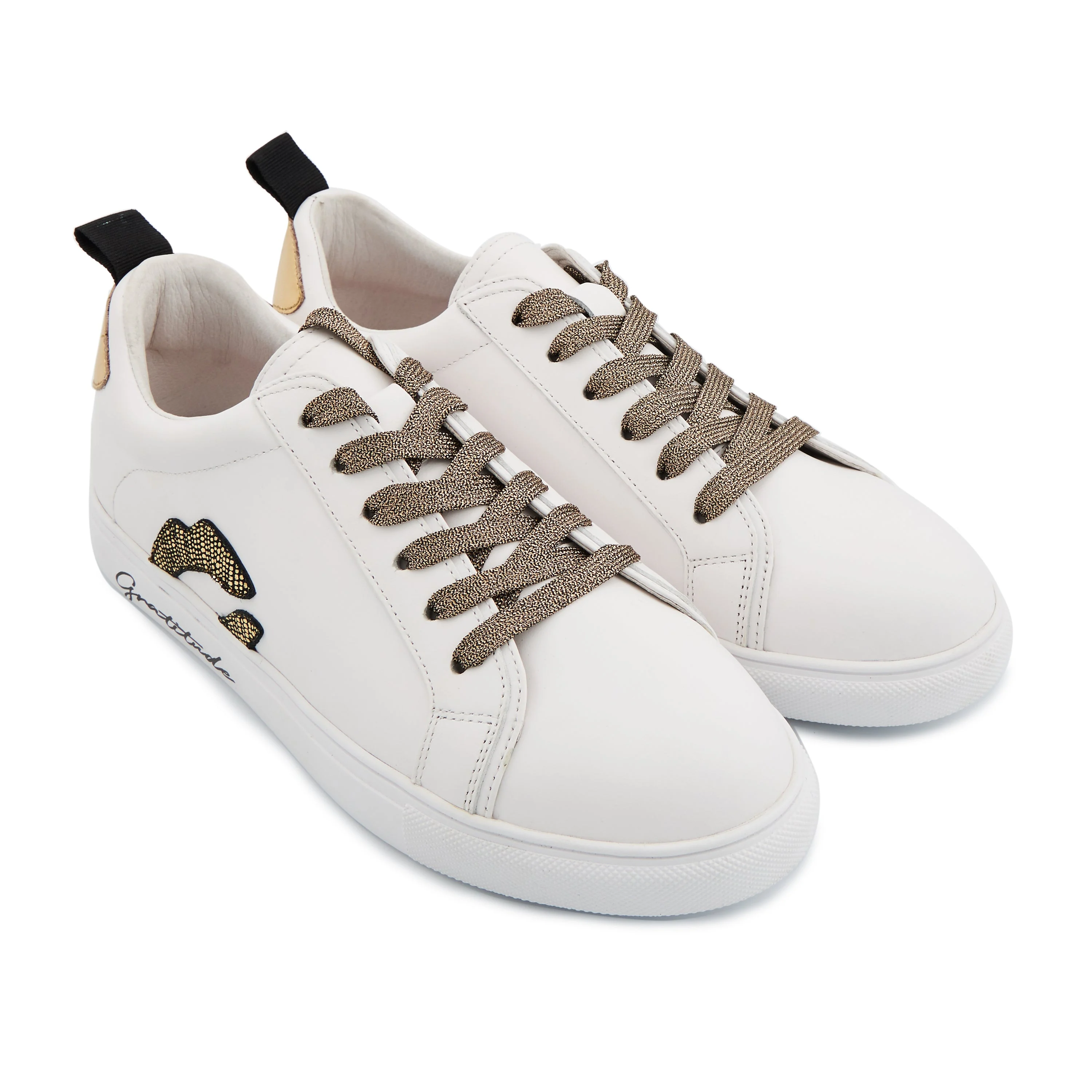 BETTY MY ATTITUDE - Sneakers en cuir | Blanc