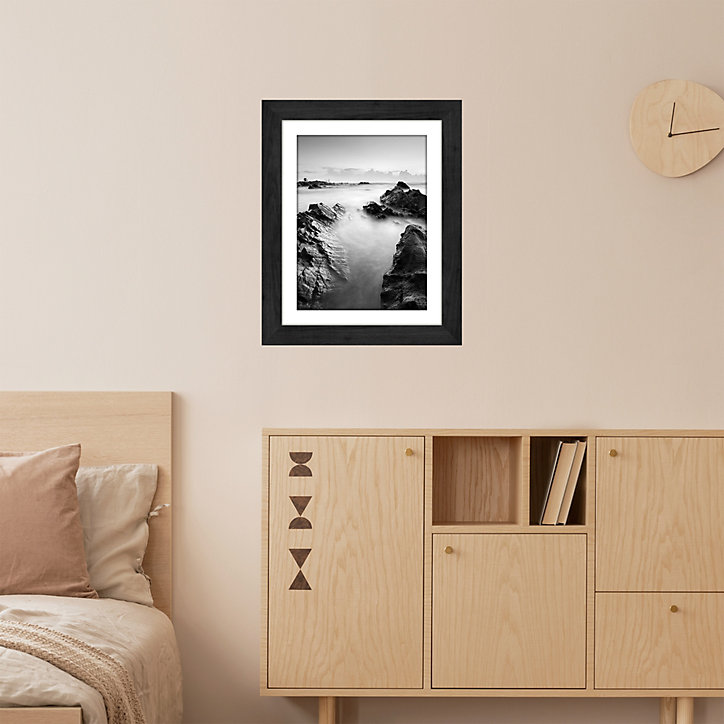 Photo encadrée adhésive Vinyl Way Tuxedo noir et blanc L.49 x l.40 cm