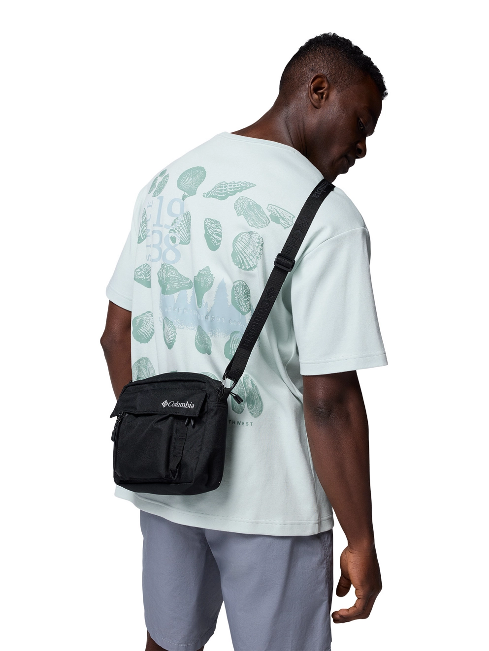 Columbia Street Transit Side Bag black