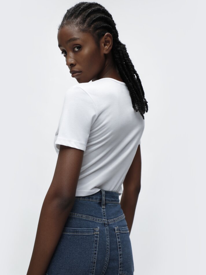 Shorts jeans básicos - Azul