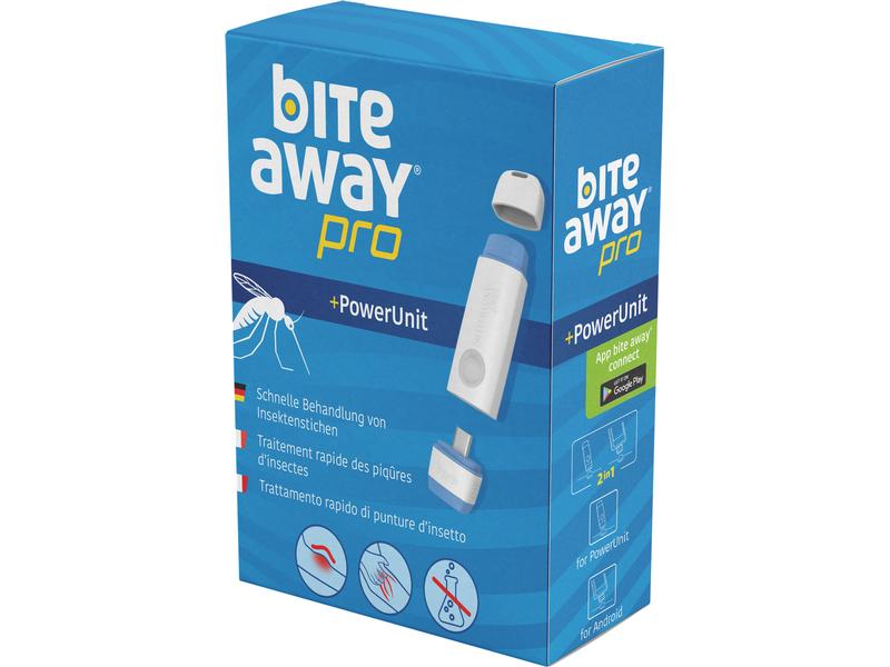 bite away Insektenstich-Behandlung pro mit PowerUnit 1 Stüc Der 2-in-1 Wärmestift für maximale Flexibilität