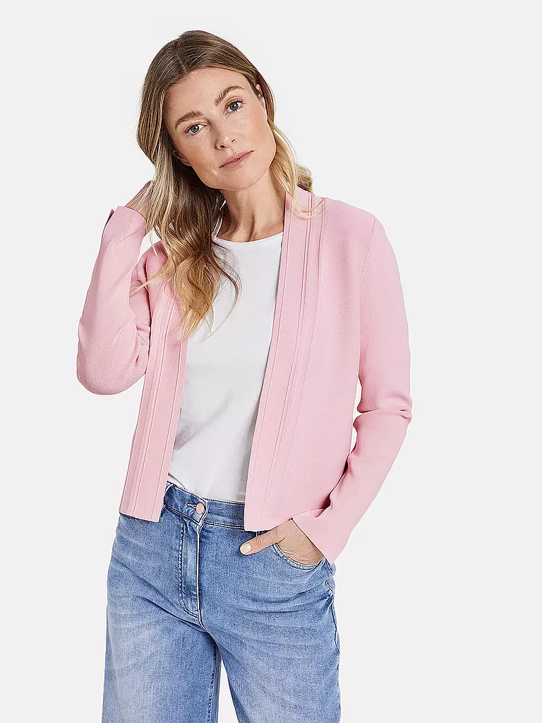 GERRY WEBER Strickjacke rosa