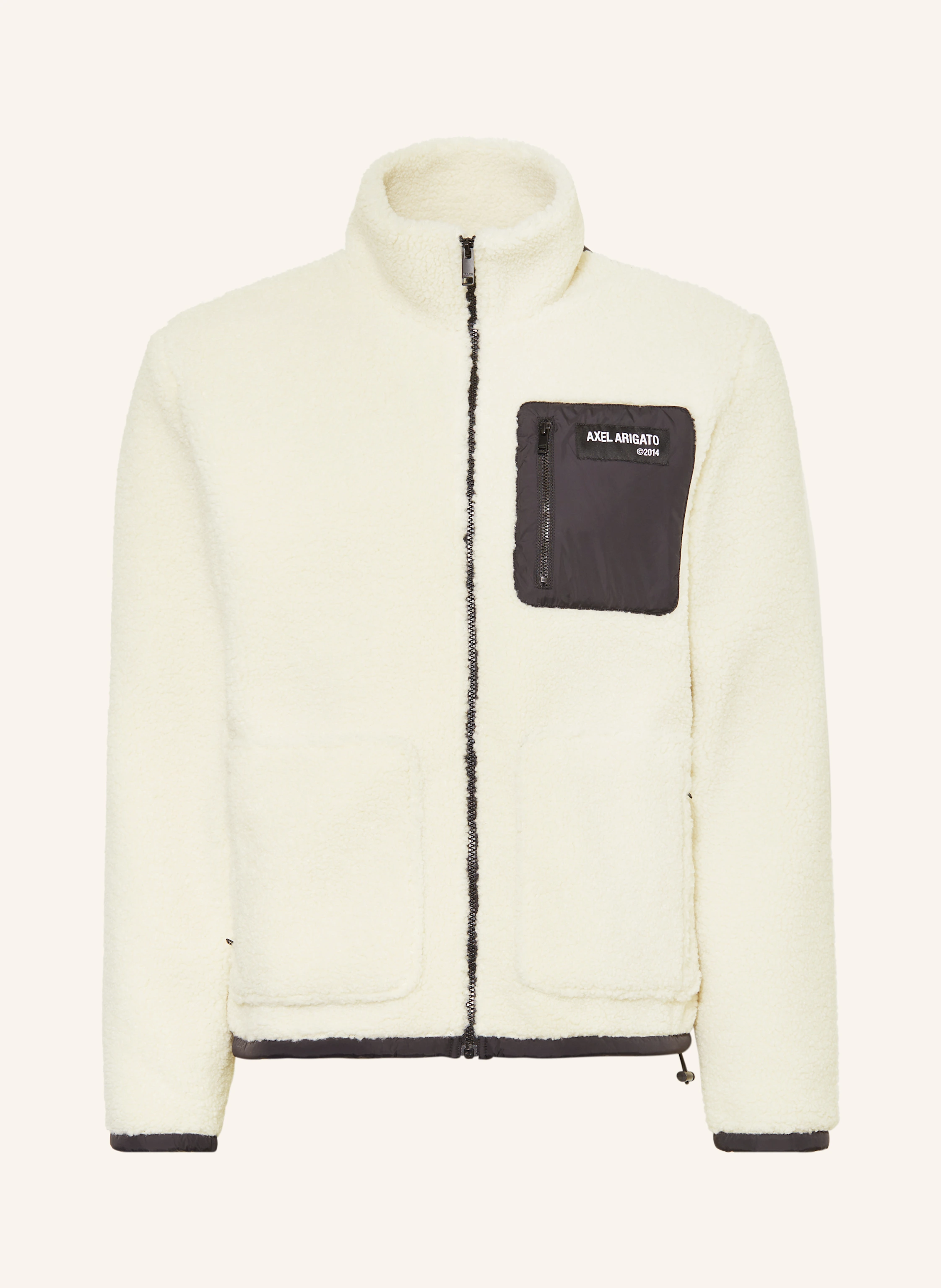 AXEL ARIGATO Teddyfell-Jacke im Materialmix