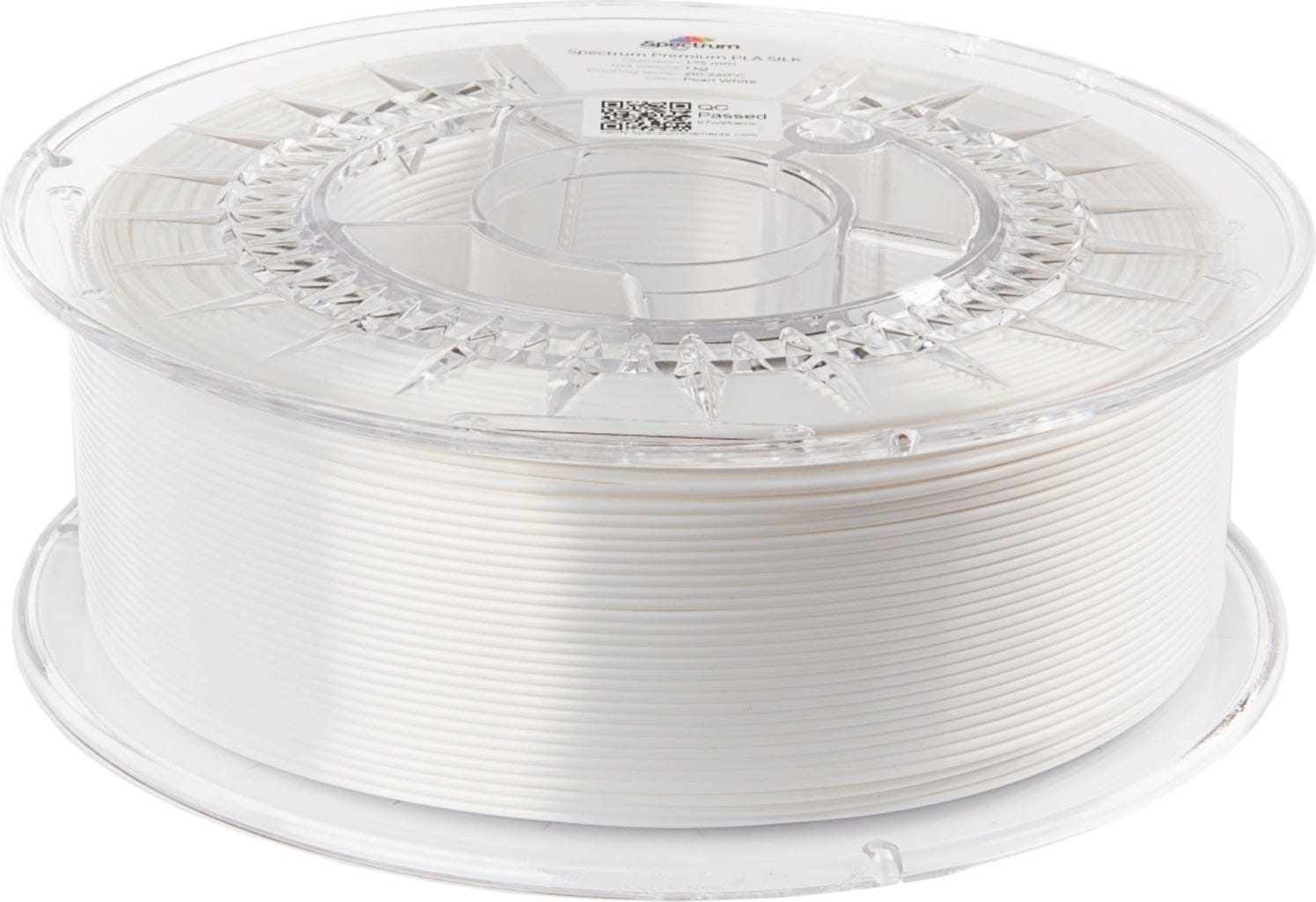 Spectrum  SILK PLA Pearl White, 1,75 mm (1.000 g)    PLA-Filament mit Silk-Effekt