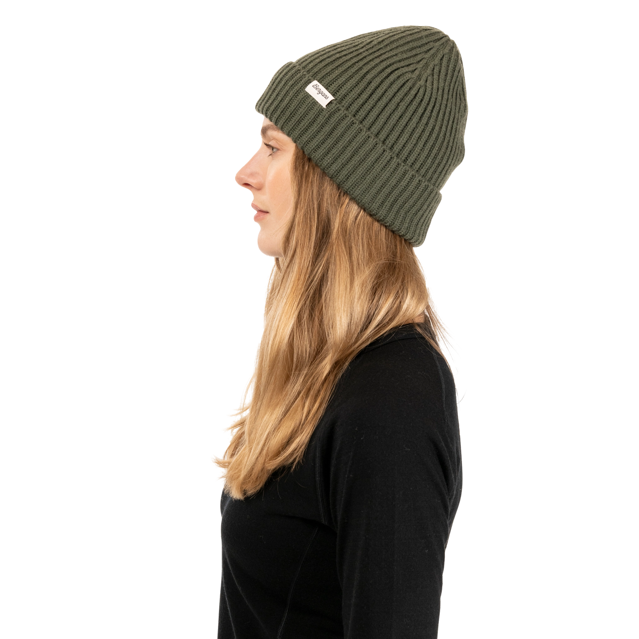 Nordmarka Merino Beanie Dark Olive Green