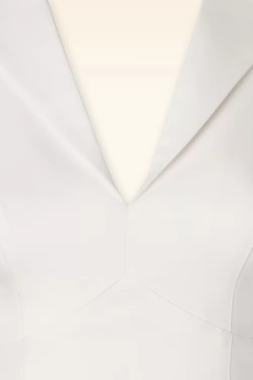 Glamour Bunny Business Babe Dianne blouse in crispy wit