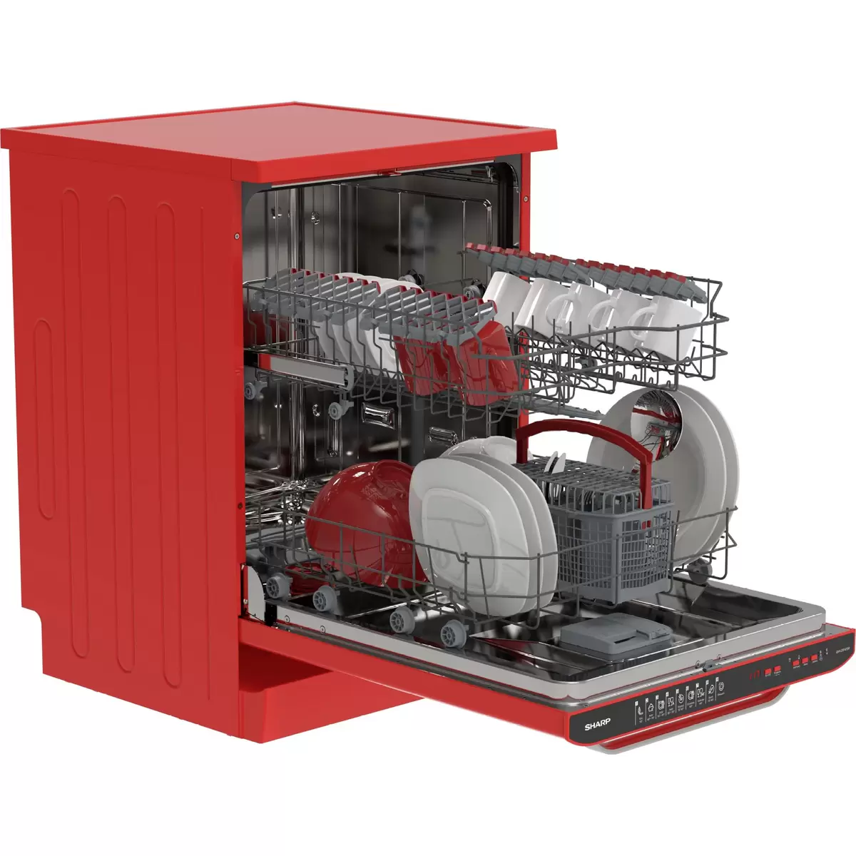 Geschirrspüler freistehend Sharp QW-I23F47DR-DE