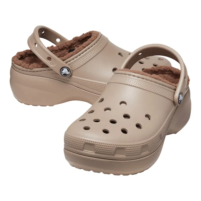 Crocs Classic Platform Lined Clog Instappers Dames