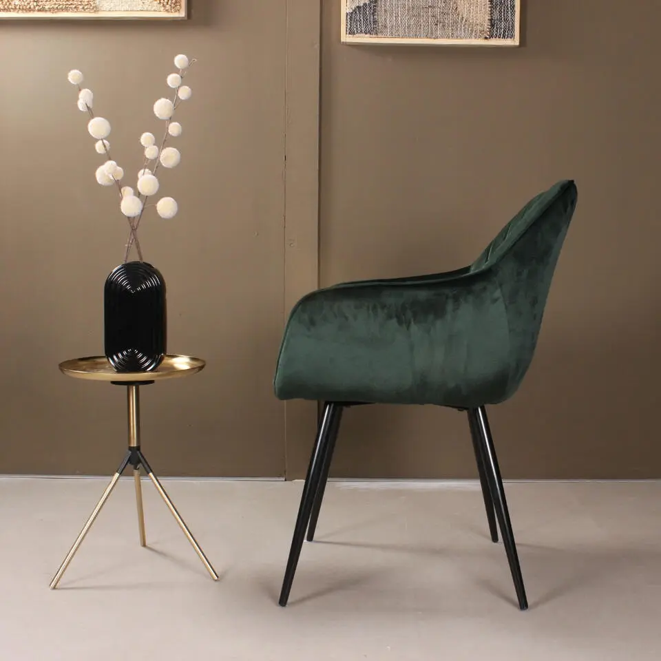 DS4U - Gaby armstoel velvet groen