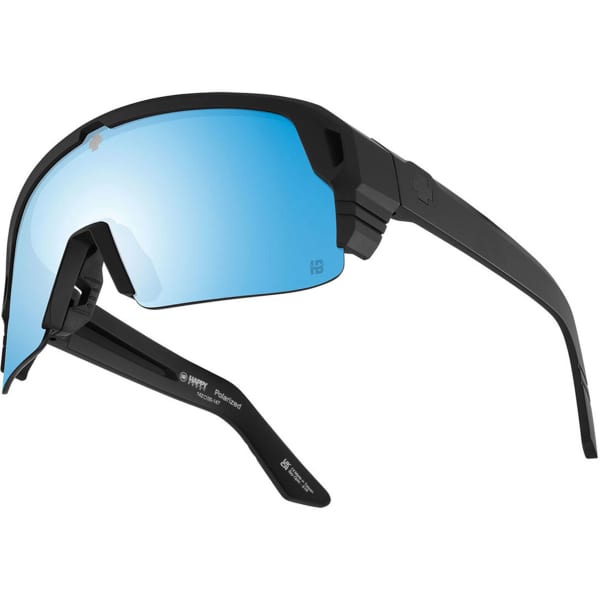 Lunette vélo SPY MONOLITH 5050 MATTE BLACK HAPPY BOOST POLAR ICE BLUE MIRROR