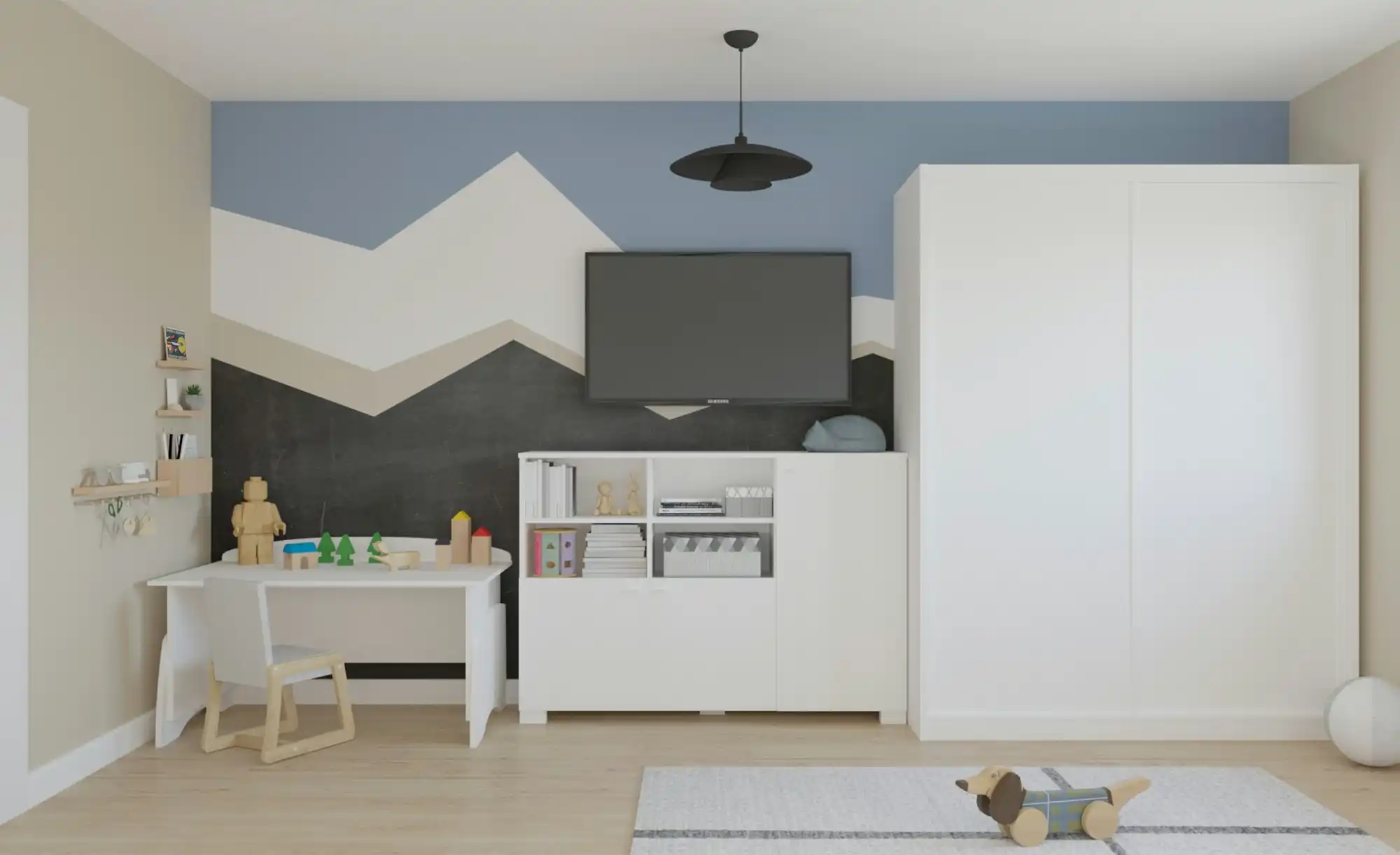 Schiebetürenschrank Uni White