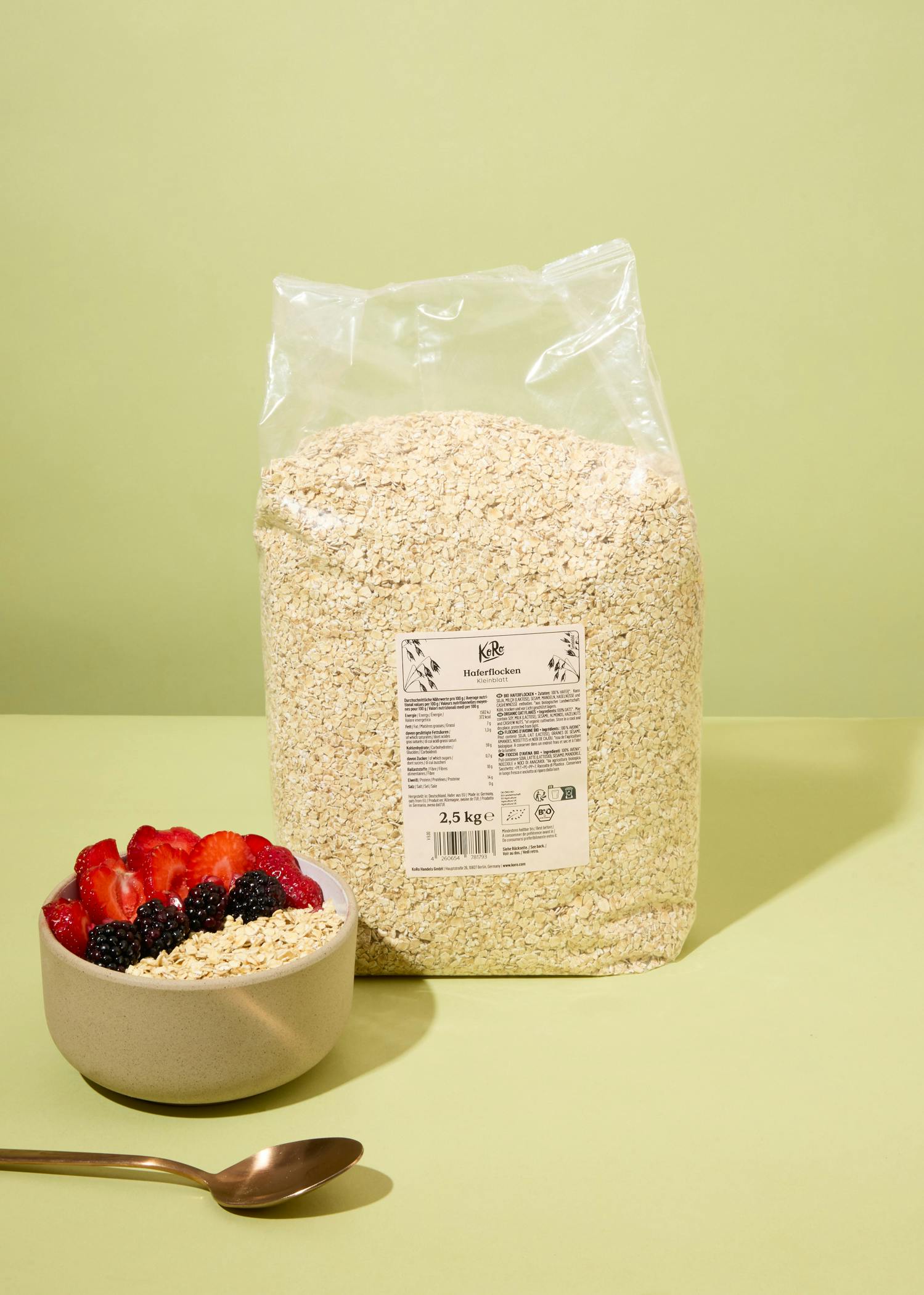 Bio Haferflocken Kleinblatt 2,5 kg