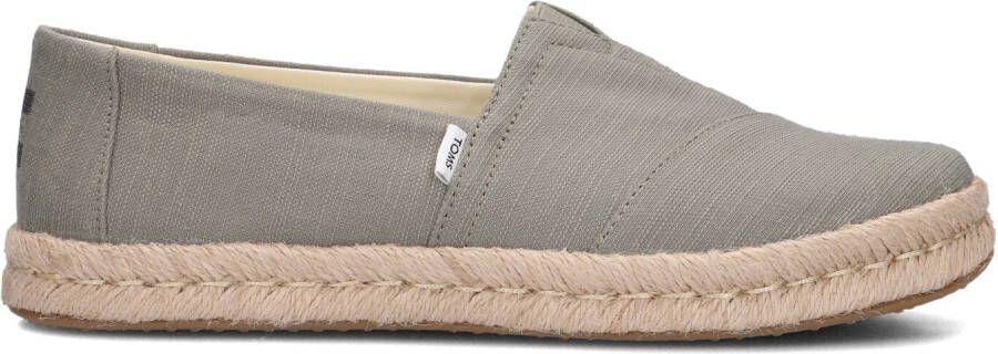TOMS Espadrilles Dames Alpargata Rope Maat: 37 Materiaal: Textiel Kleur: Groen