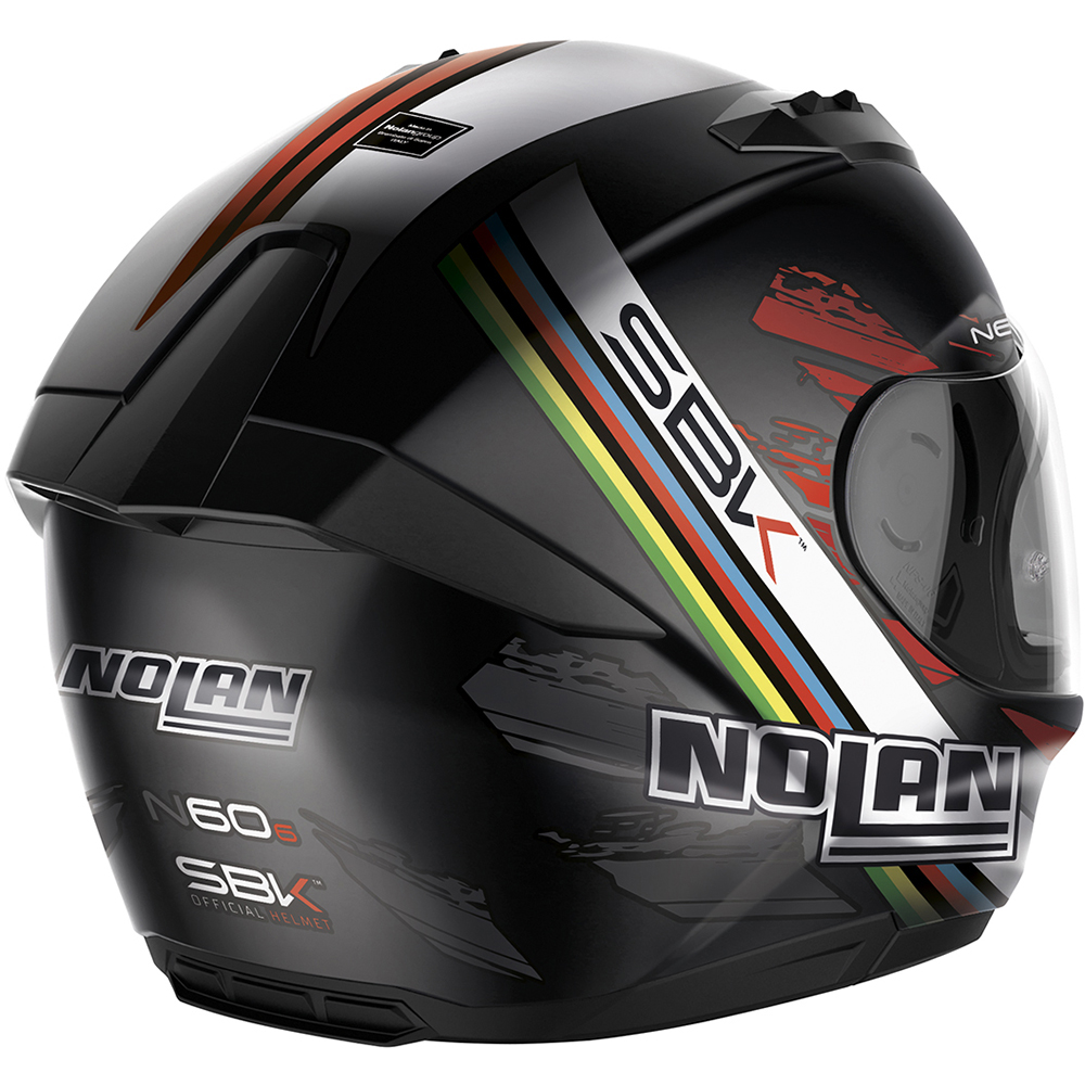 Nolan - Casque N60-6 SBK Noir Mat / Blanc / Rouge