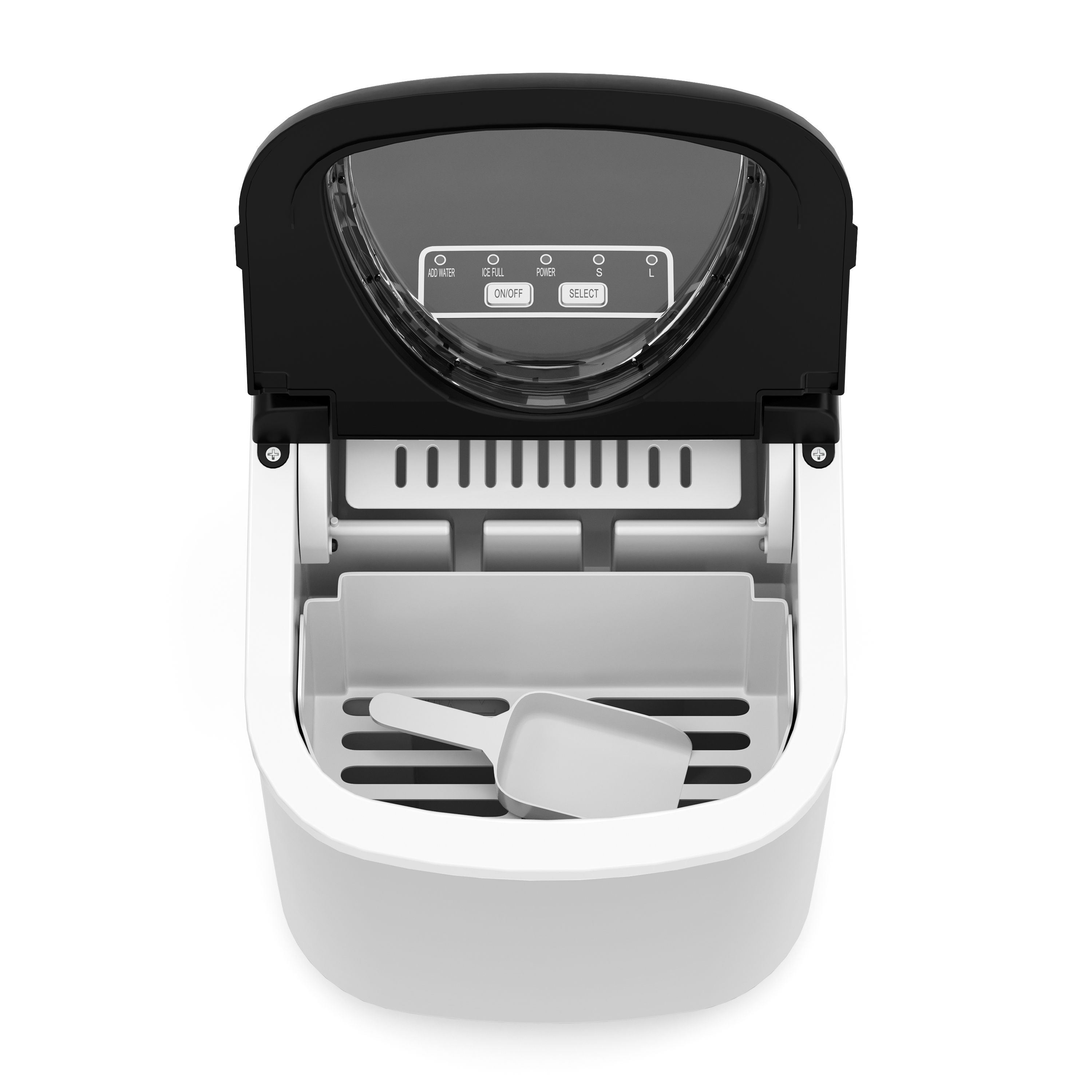 Eiswürfelmaschine Edelstahl 1.2L - 12 kg / 24 h