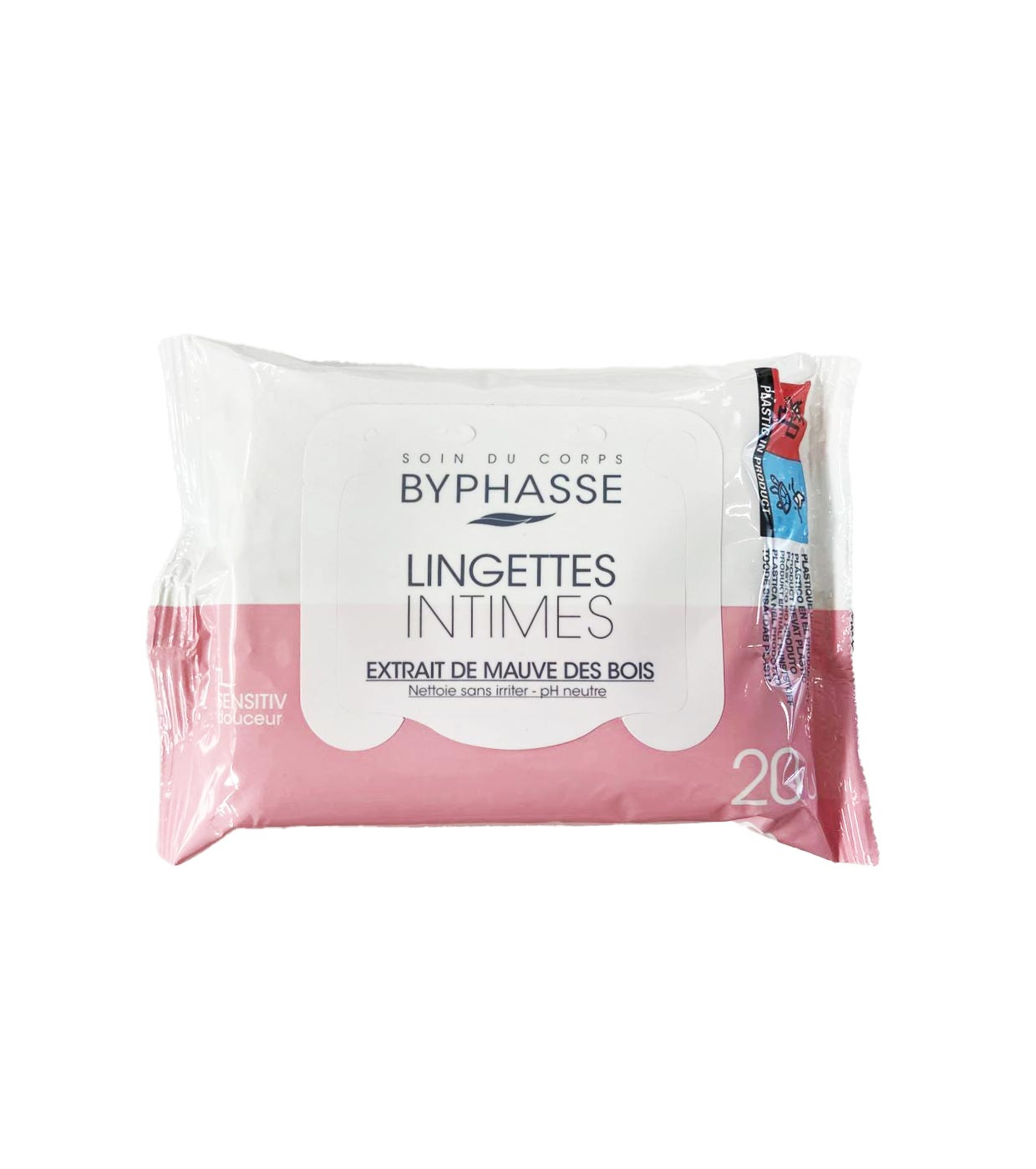 Byphasse - Toalhetes íntimos 20 unidades Sensitiv Douceur