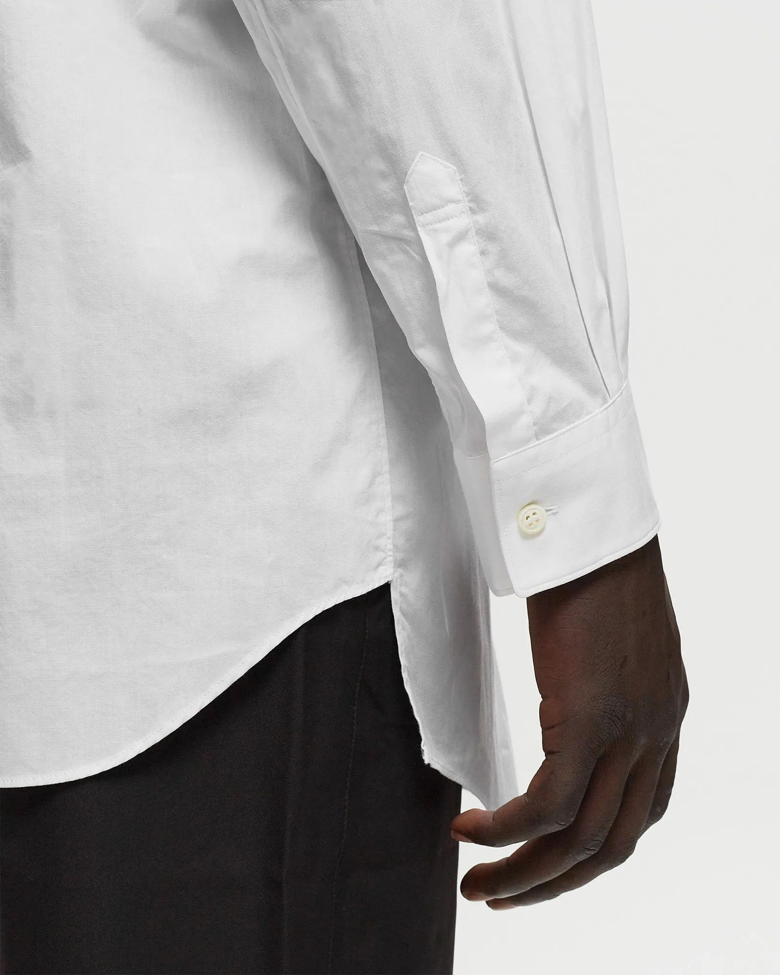 Comme des Garçons Shirt X LACOSTE WOVEN SHIRT