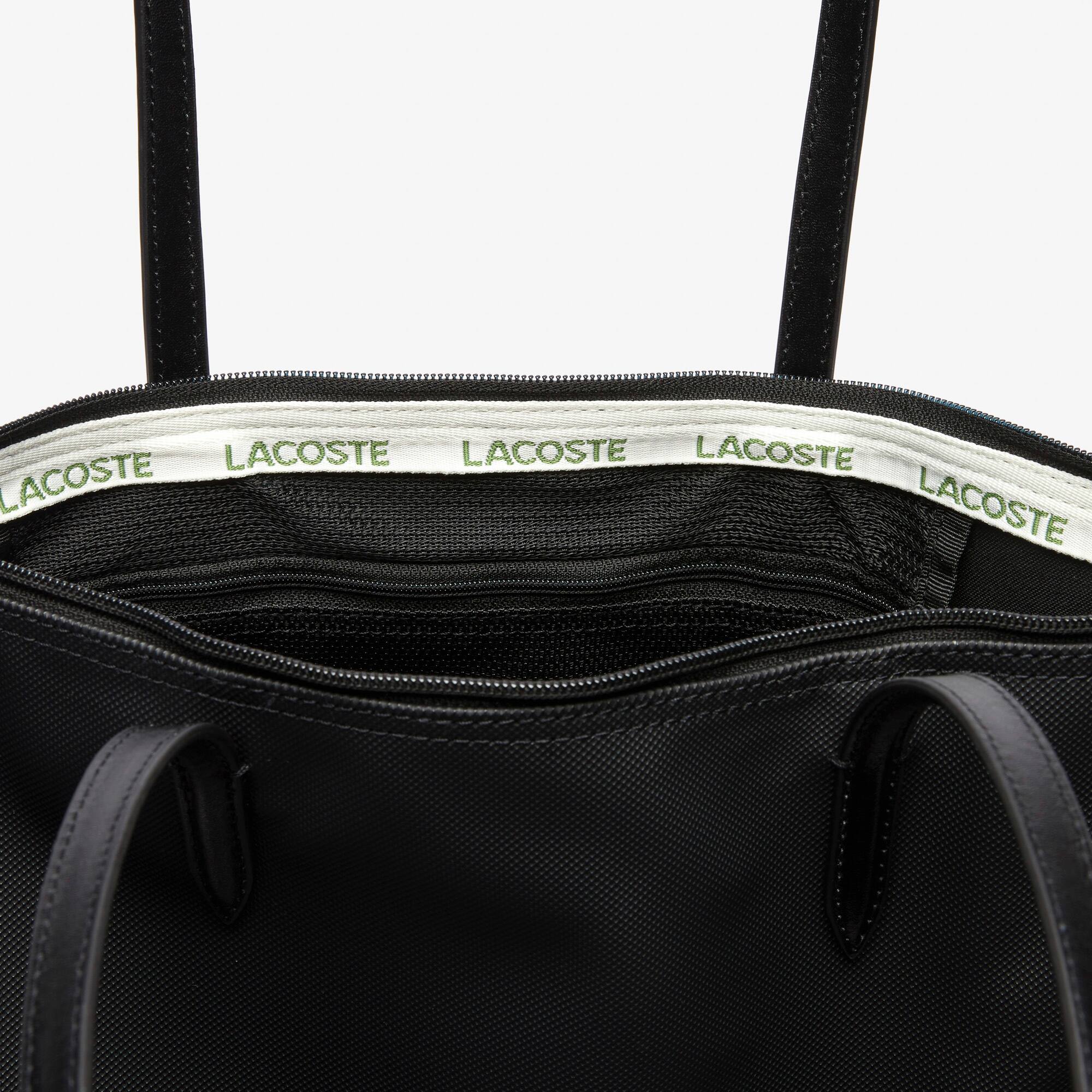 Sac cabas vertical zippé L.12.12 Concept uni Sacs à main & Cabas - Noir - Lacoste - Femme