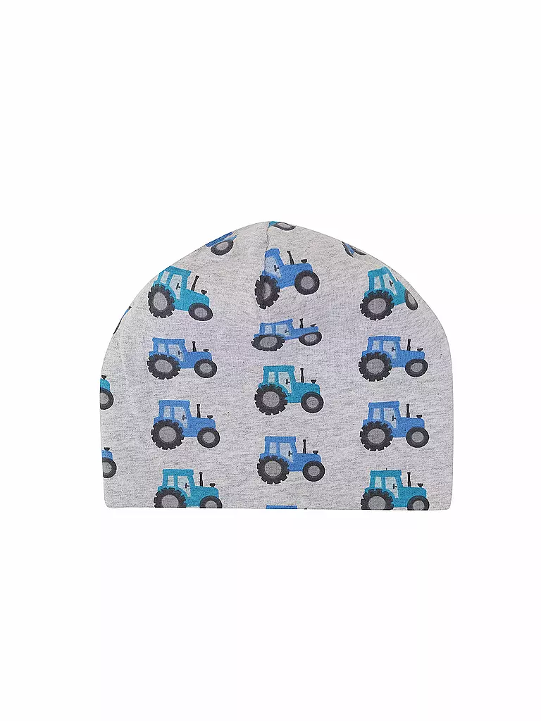 STERNTALER Baby Haube Traktor grau