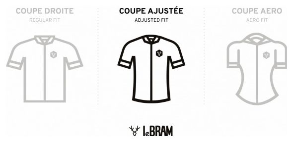 Maillot Manches Courtes LeBram Portillon Vert Coupe Ajustée