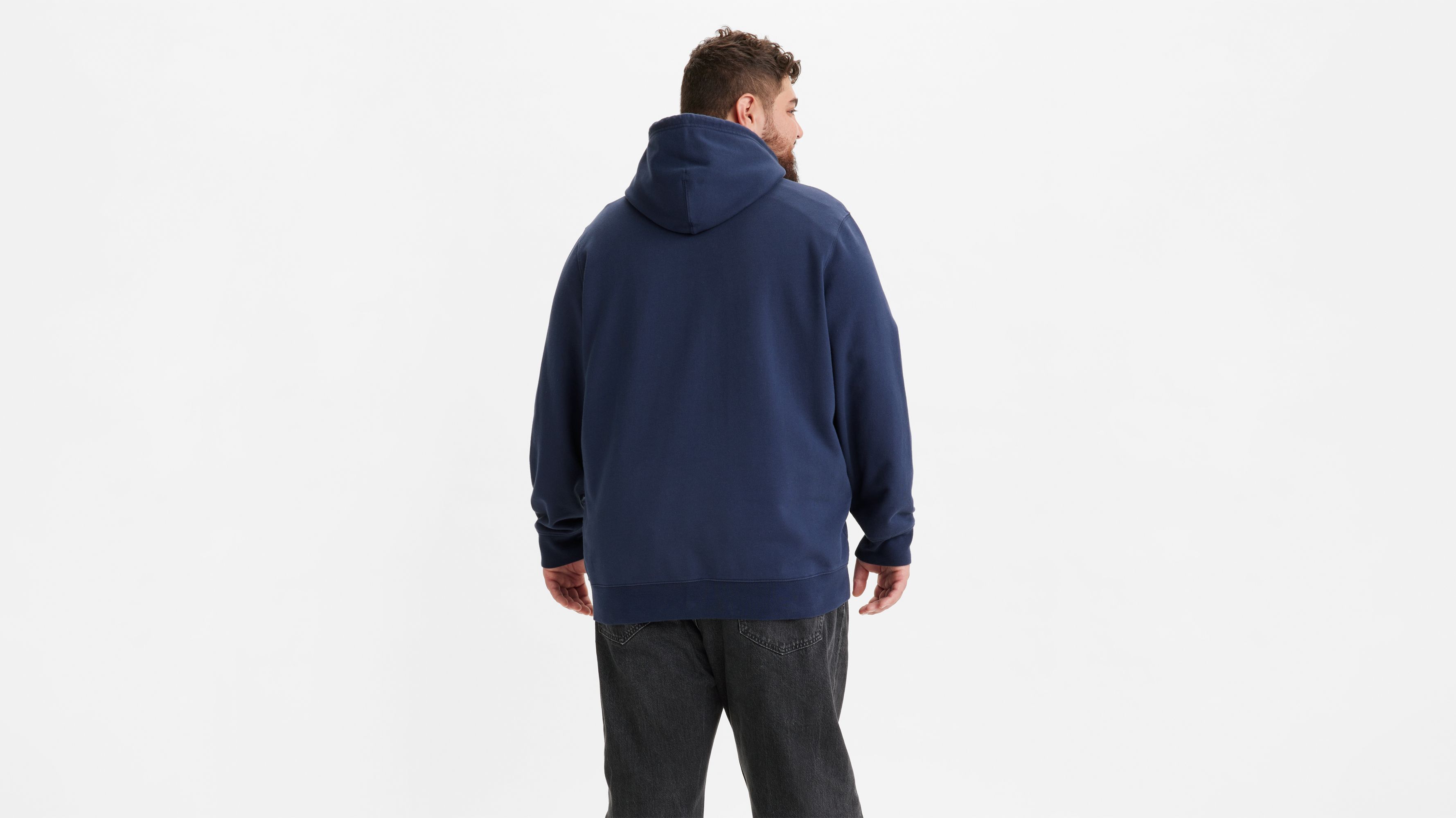 Sweat à capuche zippé New Original (Grandes tailles) - Naval Academy - Bleu