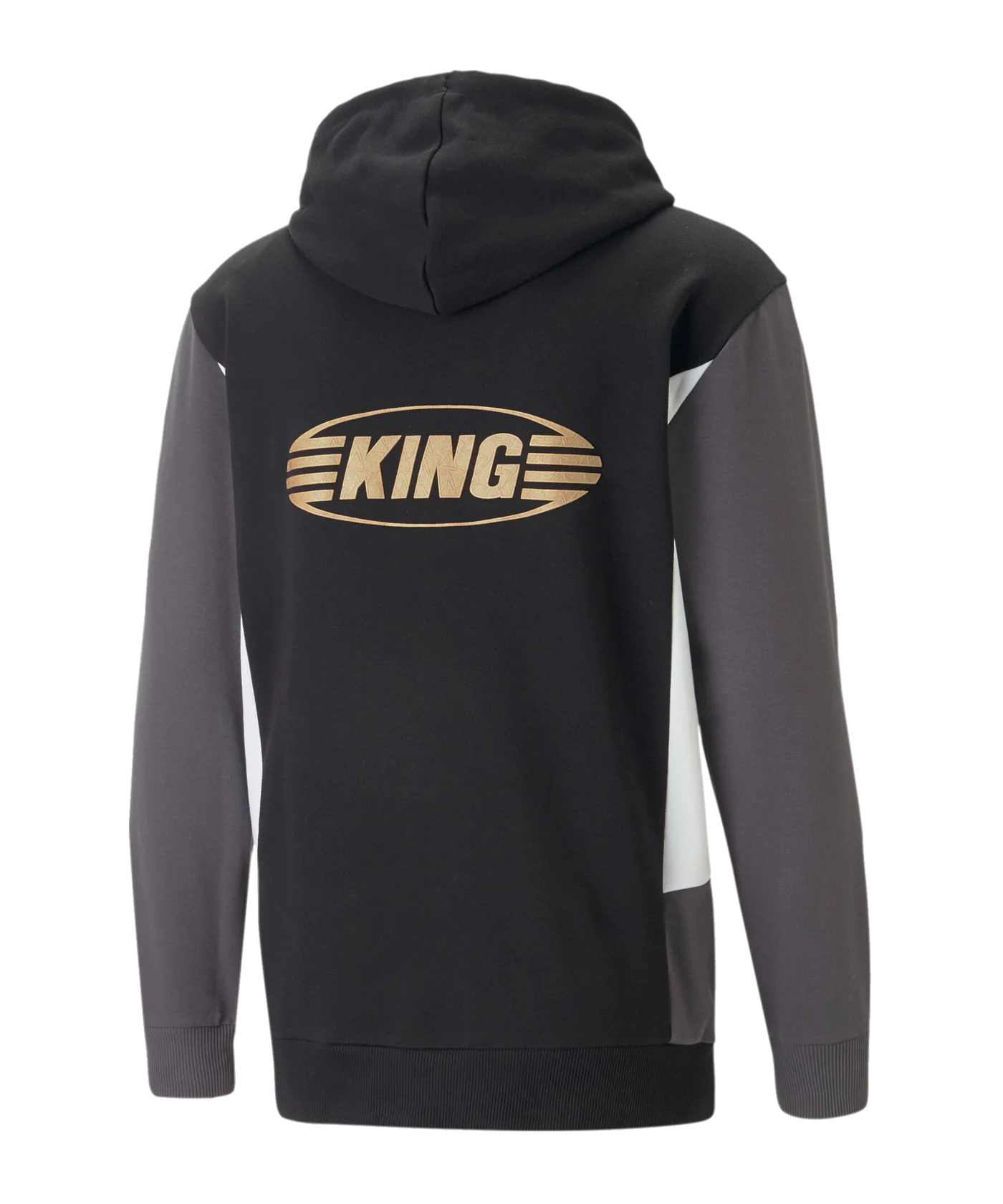 PUMA KING Top Hoody Schwarz Grau Weiss F04