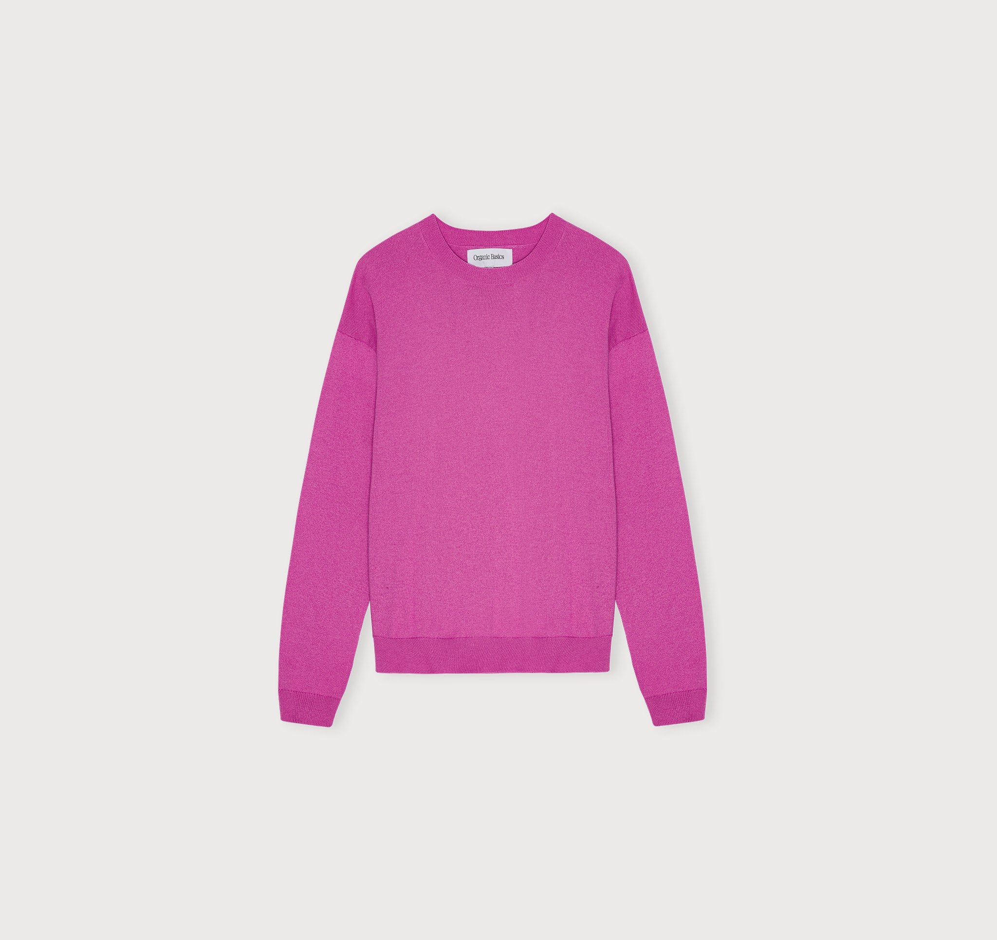 COTTON<br>Soft Knit Boxy Crewneck Sweater