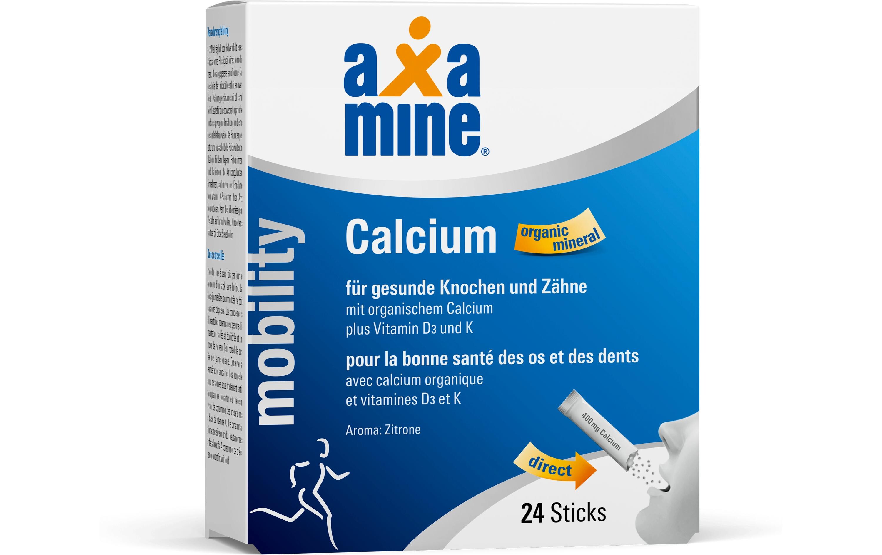 Calcium 24 SticksNahrungsergänzung mit Calcium, Vitamin D3 und K