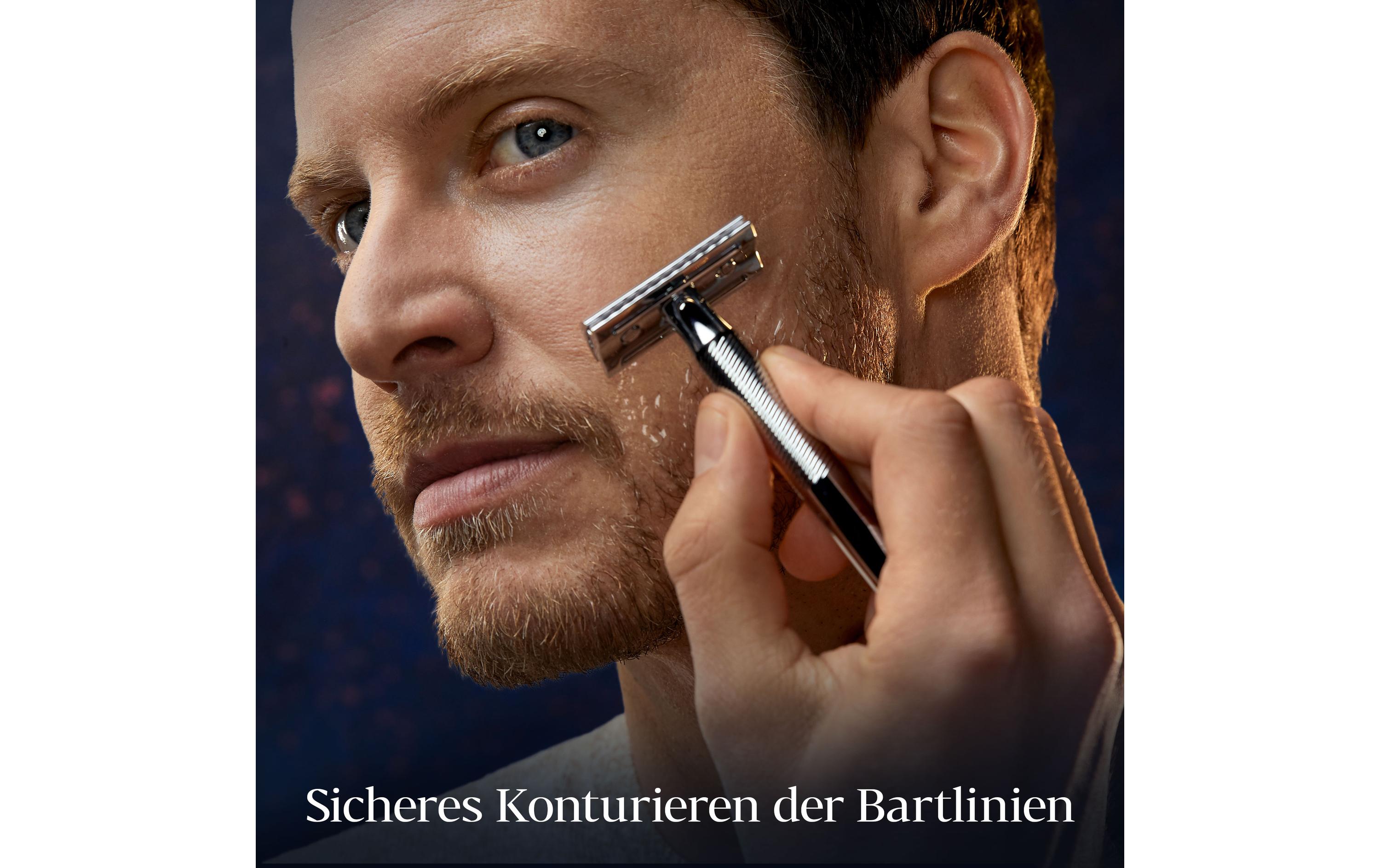 Rasierhobel mit 5 Klingen 1 Rasierer + 5 KlingenHerrenrasierer mit fünf langlebigen Rasierklingen