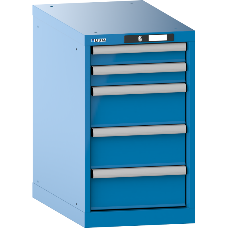 Armoire à tiroirs Lista 18x36E H 70 x L 41,1 x P 72,5 cm avec plusieurs tiroirs Key Lock