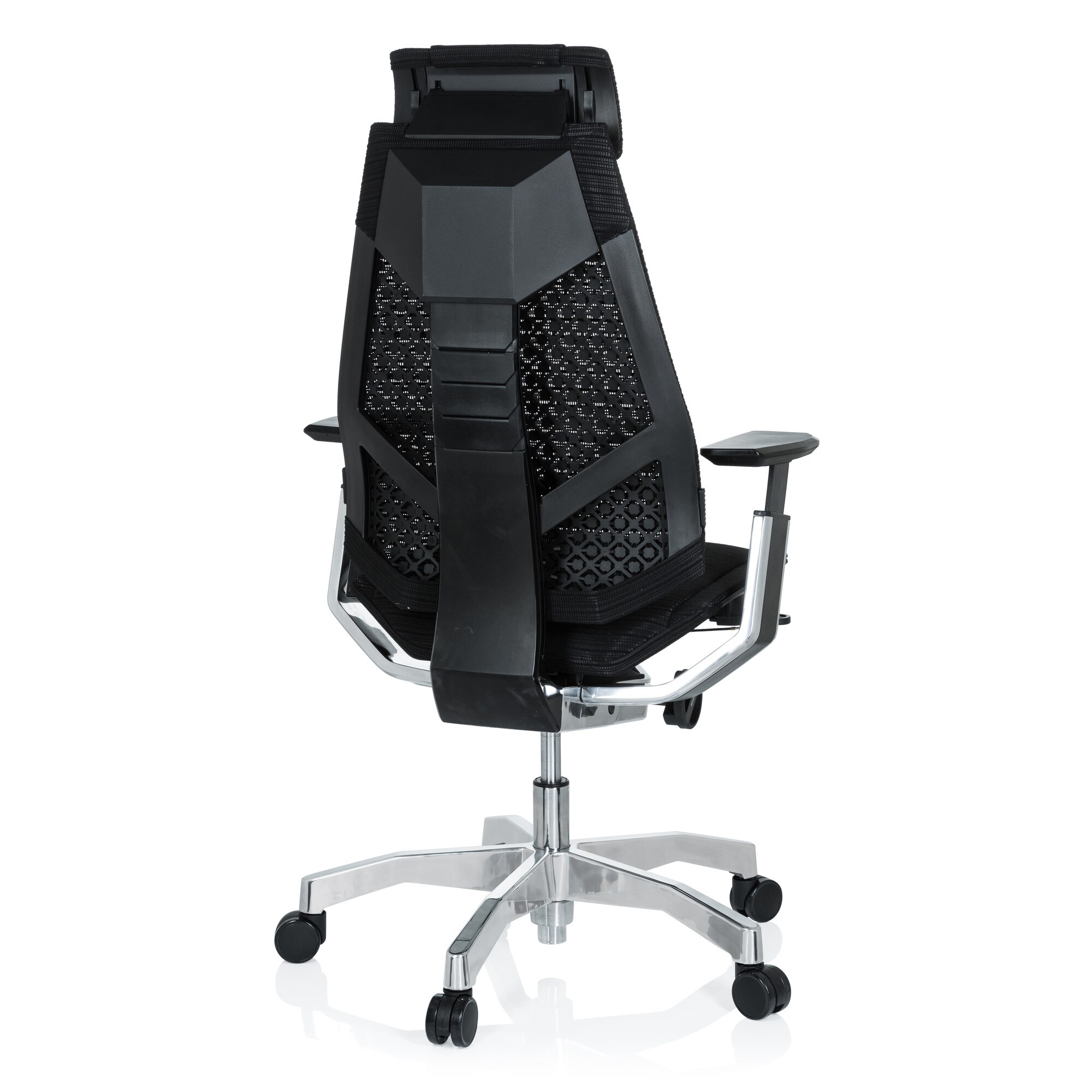 High End Bürostuhl GENIDIA PRO Netzstoff mit Armlehnen hjh OFFICE
