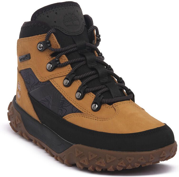 Timberland Kid's Greenstride Motion 6 Mid Bungee WP Boot Vrijetijdsschoenen bruin
