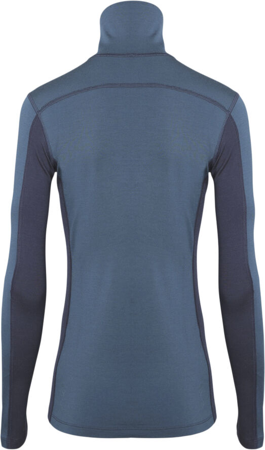 Asivik Asivik Explorer Merinould Zip Neck, dame Blå