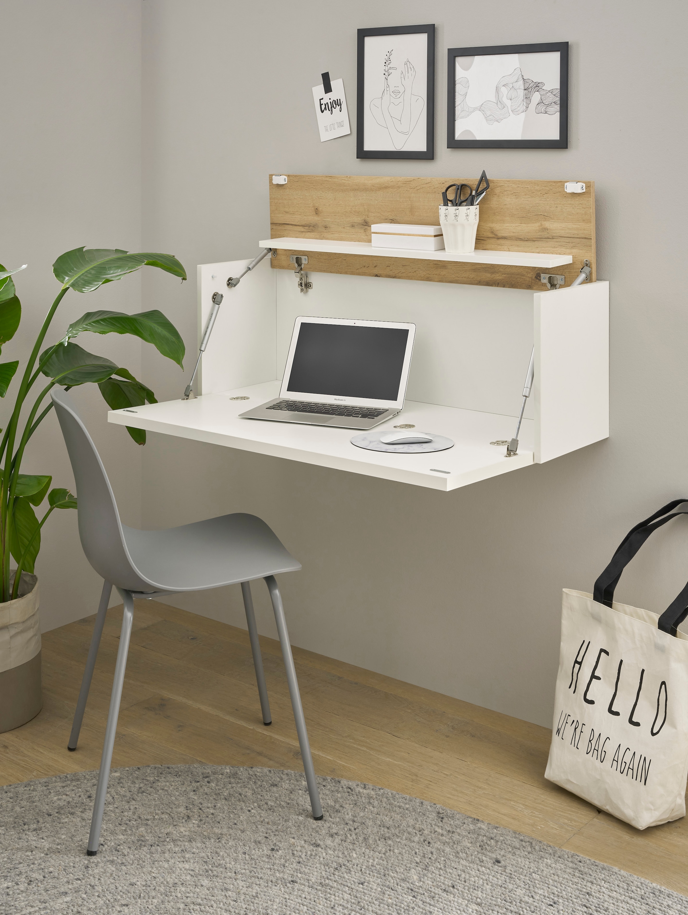 INOSIGN Wandsekretär »CiTY/GiRON« zeitlos modern, wohnliches Home Office, Breite 100 cm