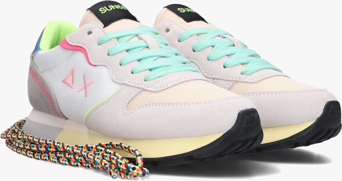 SUN68 witte sun68 lage sneakers ally color explosion