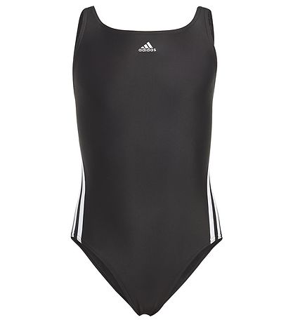 adidas Performance Bådedragt - 3S Swimsuit - Sort/Hvid