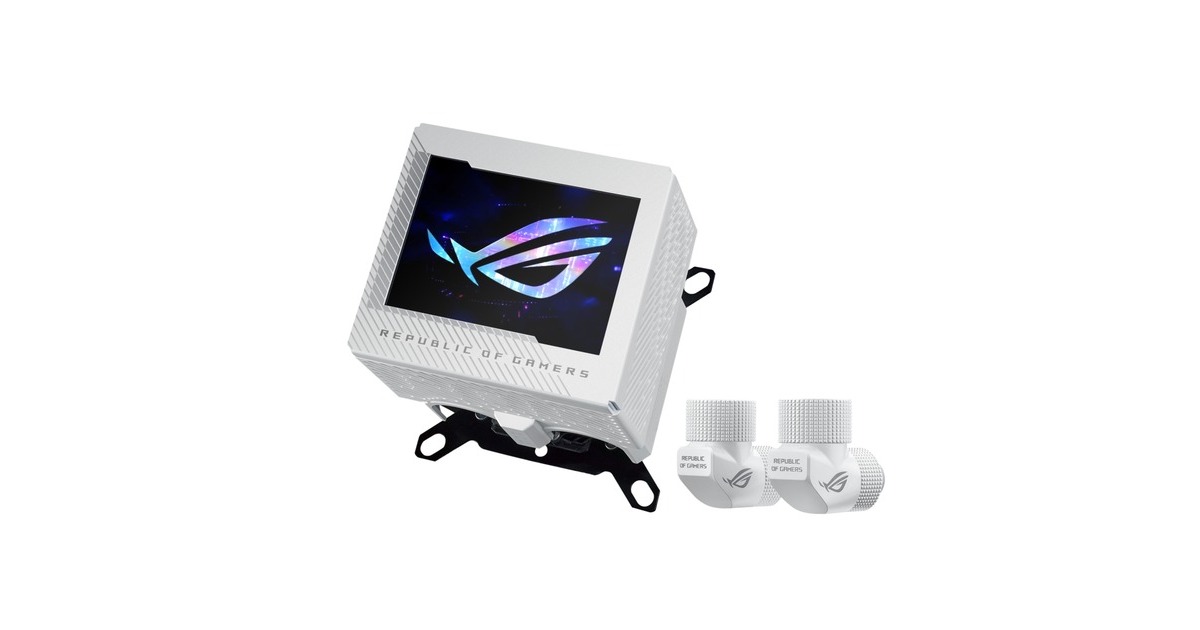 ASUSROG Ryujin III WB White LCD CPU-waterblok waterkoeling  (Wit)