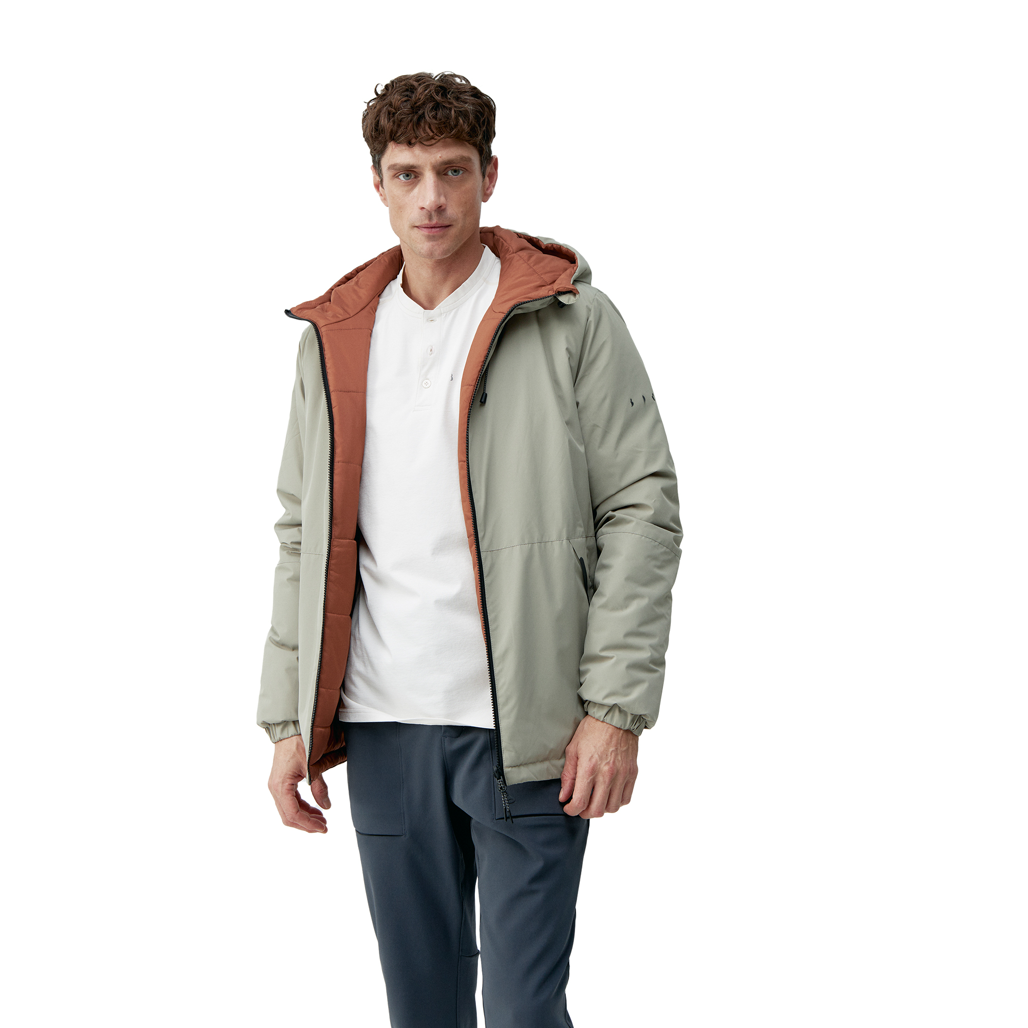 VOLGA - Manteau d'hiver réversible déperlant volga | Marron