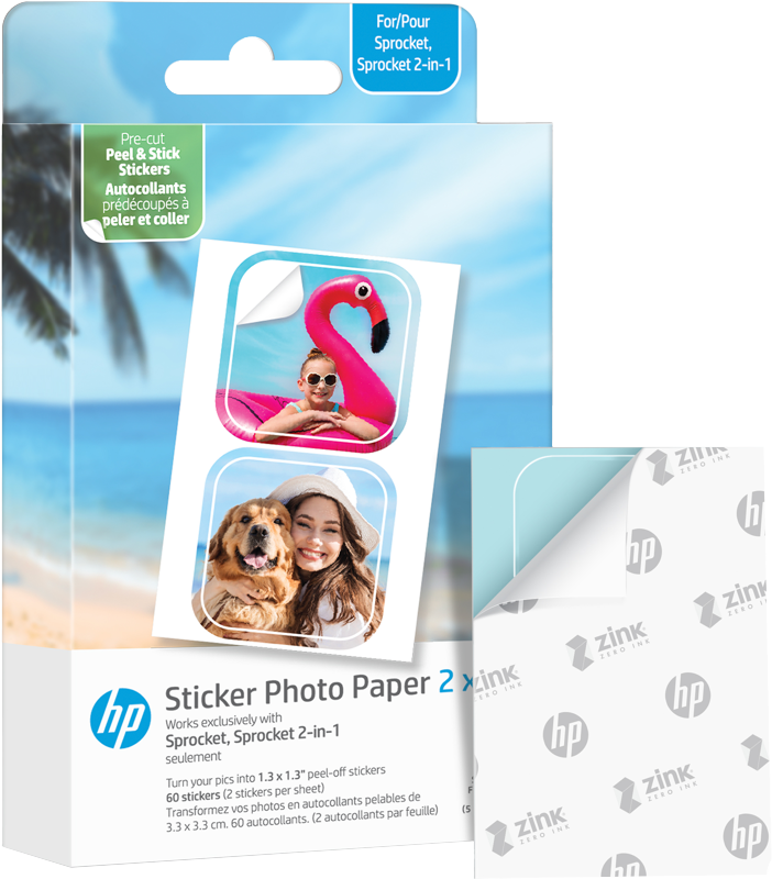 HP - Zink Paper Sprocket Luna 30-pack 2x3