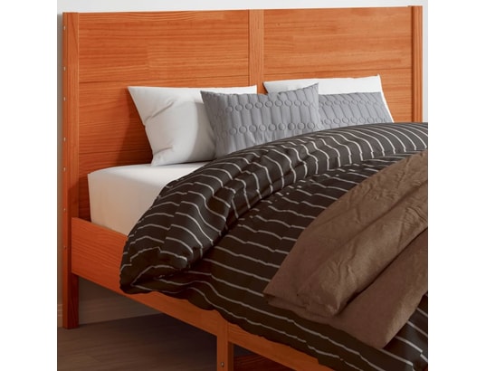 VIDAXL - Tête de lit cire marron 160 cm bois massif de pin
