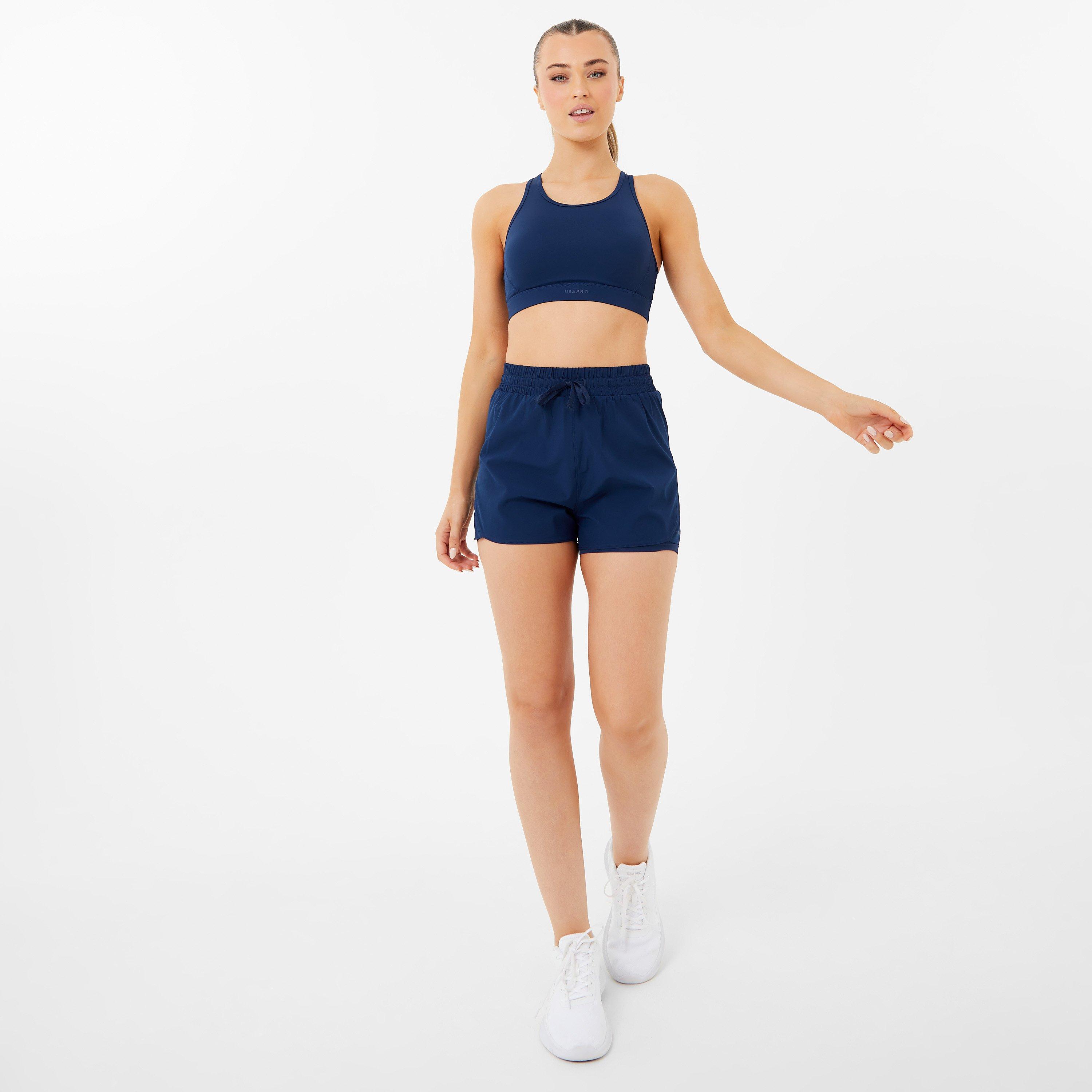 USA Pro Core Racer Back Sports Bra Womens
