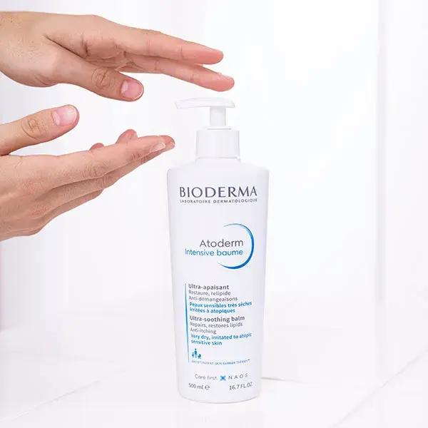 Bioderma Atoderm Bálsamo Reparador Intensivo para Pele Seca, Eczema e Pele Atópica 500ml