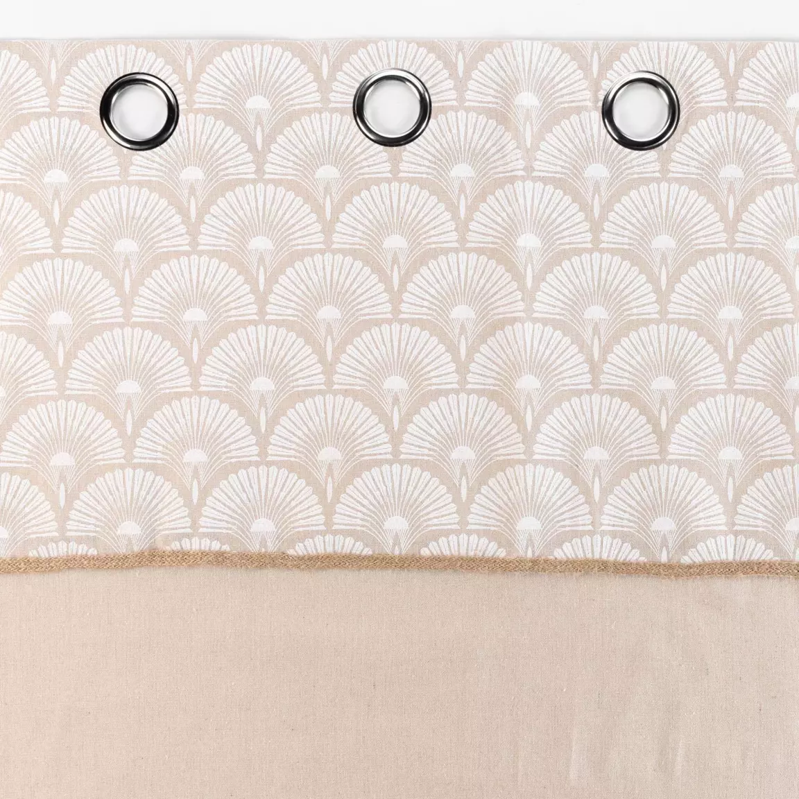 Rideau coton (140 x 240 cm) Bahina Beige