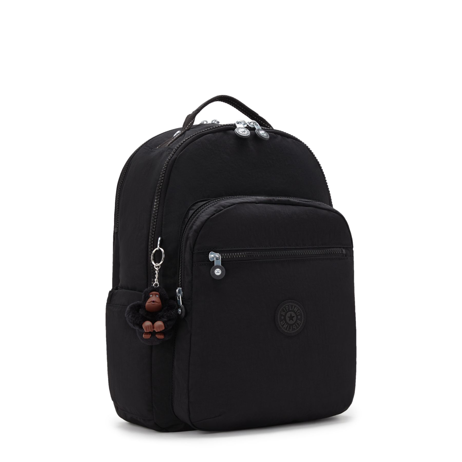 SEOUL LAP Grand sac à dos avec compartiment séparé pour ordinateur portable - True Black