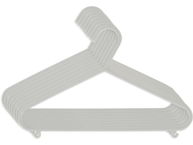 bieco Kleiderbügel 8er Set Silber Kleiderbügel-Set für Kinder