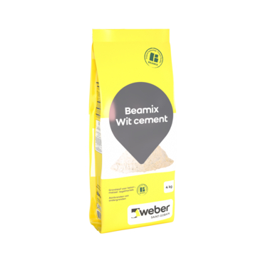 Weber Beamix cement wit 4 kg