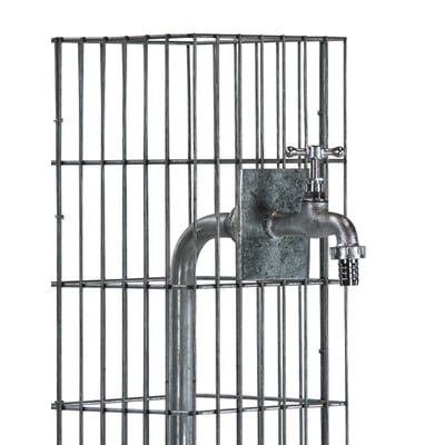 Gabionen-Wasserzapfsäule