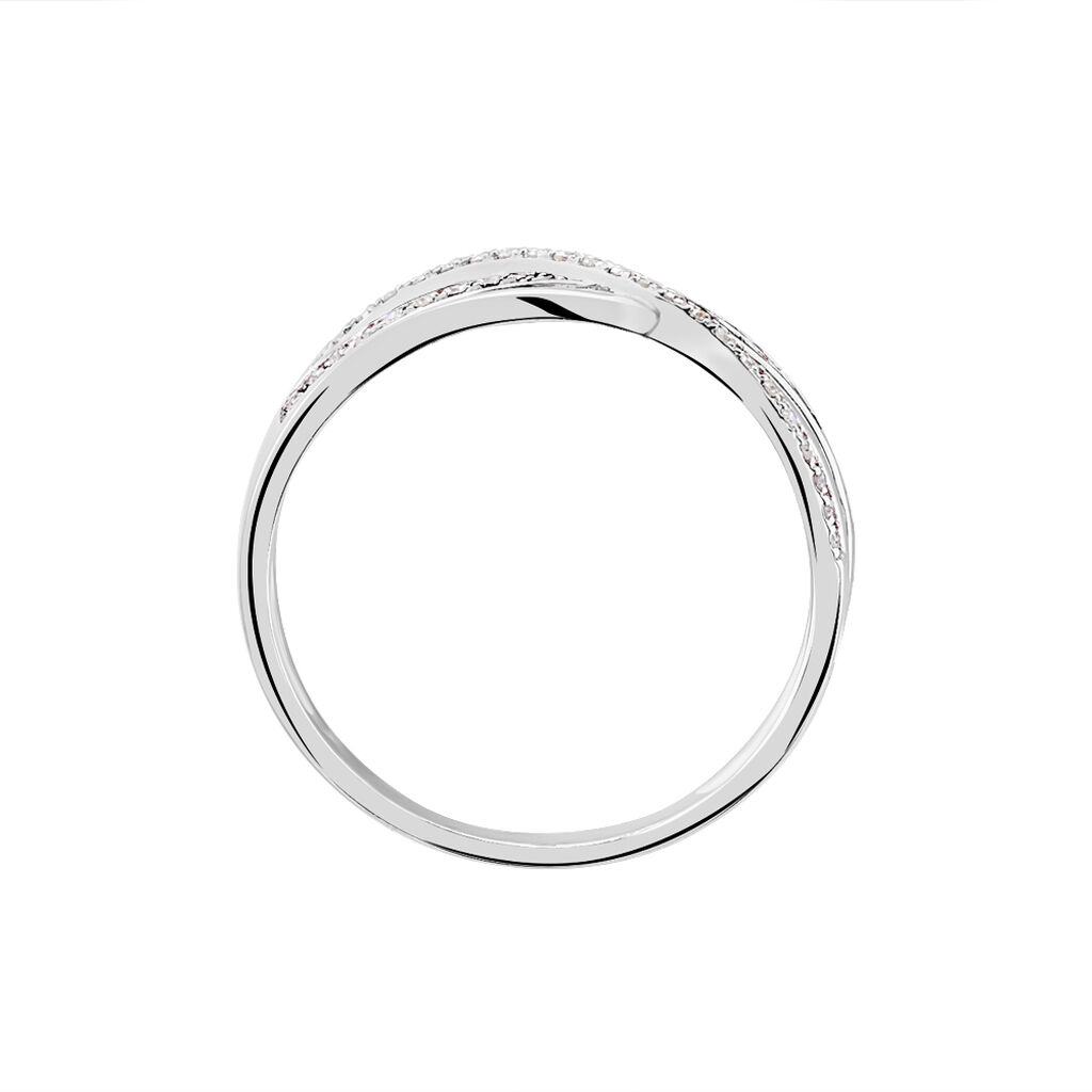 Bague Emilie Or Blanc Diamant