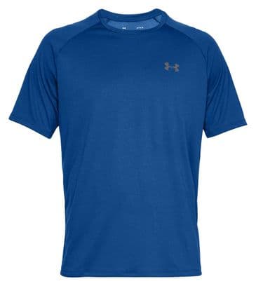 Maillot Manches Courtes Under Armour Tech 2.0 Bleu